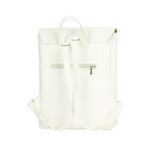 Inez fedeleles hátizsák mini fehér/fehér rattan minta