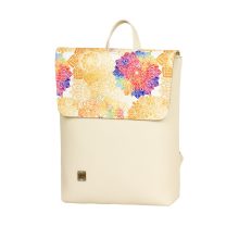 Inez fedeleles hátizsák mini bézs/világos mandala