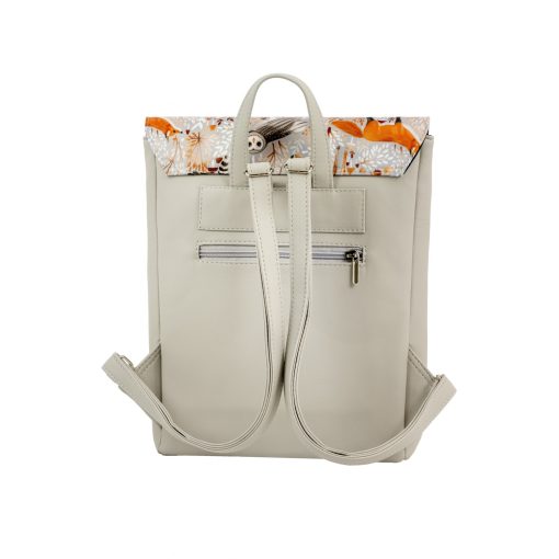 Inez fedeleles hátizsák mini vilagosszurke-rokas