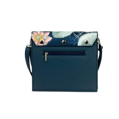 Szófia crossbody táska sötétkék tavirózsa