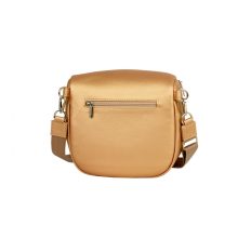 Rea válltáska világos bronz