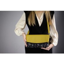 Léda borítéktáska királykék/kék mozaik