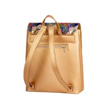 Kora maxi cserélhető fedeles hátizsák világosbronz/mandala