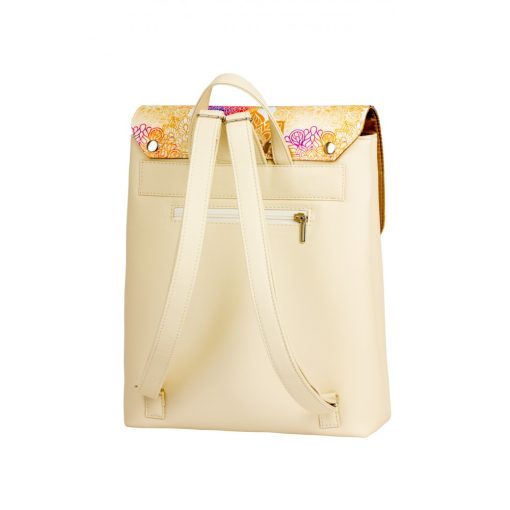 Kora maxi cserélhető fedeles hátizsák bézs/mandala