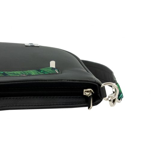 Leyla 2 az 1-ben Fekete/zöld levél