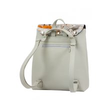 Kora mini cserélhető fedeles hátizsák világos szürke/ rókás