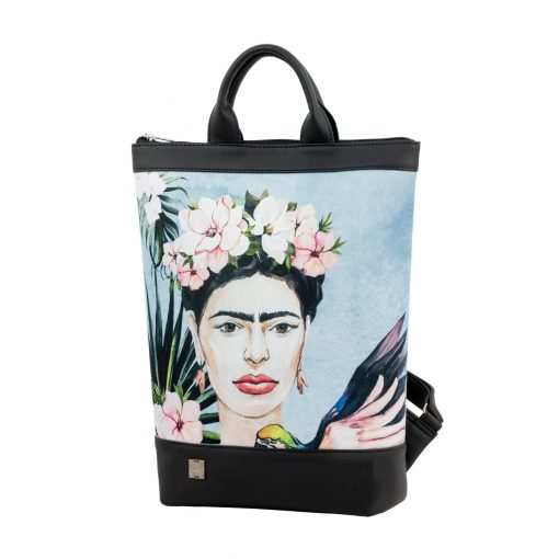 Zoé Notebook (hátizsák és kézitáska) fekete/ Frida Kahlo