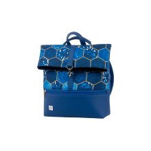 Ilka roll 2 az 1-ben királykék/ kaptár minta