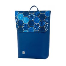 Inez fedeles hátizsák maxi királykék/ kaptár minta