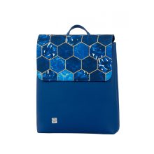 Kora maxi cserélhető fedeles hátizsák világos barna/virágminta