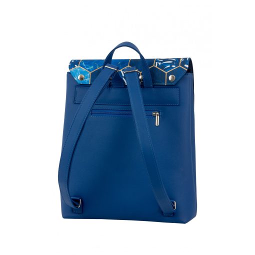 Kora maxi cserélhető fedeles hátizsák világos barna/virágminta