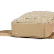 Lara prémium bőr hátizsák bézs