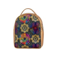 Lara hátizsák világosbronz/ mandala