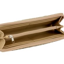 Elin maxi pénztárca bézs virágmintás