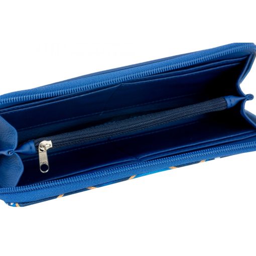 Elin pénztárca maxi világosszürke/ rókás