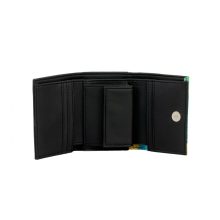 Hella mini pénztárca türkíz/ kaptár minta