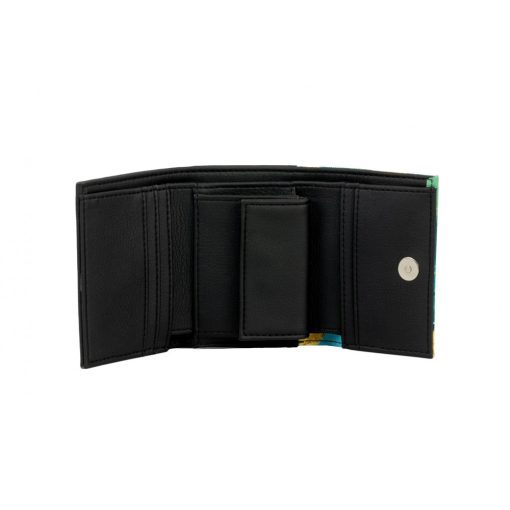 Hella mini pénztárca türkíz/ kaptár minta