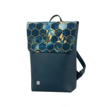 Inez fedeles hátizsák maxi sötétkék/ kaptár minta