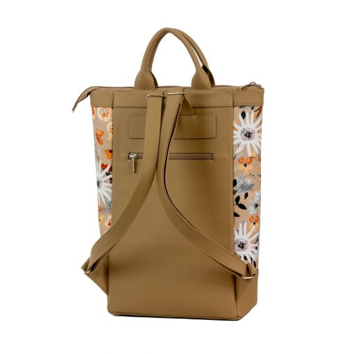 Zoé Notebook (hátizsák és kézitáska) türkíz/ barokk minta