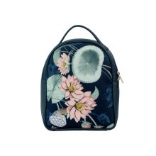 Lara hátizsák sötétkék/ tavirózsa