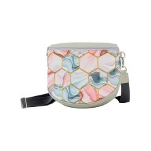 Rea válltáska királykék/ kaptár minta