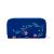 Elin hímzett pénztárca királykék/ hímzett róka