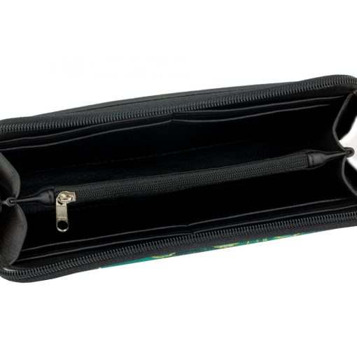 Elin pénztárca maxi türkíz/ kaptár minta