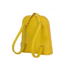 Cintia 2 az 1-ben háti- és válltáska okker/ hímzett róka