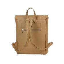 Inez fedeleles hátizsák mini világosbarna/ hímzett róka