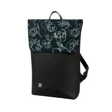 Inez fedeles hátizsák maxi sötétkék/ kaptár minta