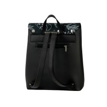 Kora maxi cserélhető fedeles hátizsák ezüst /okker geometrikus