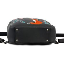 Lara hátizsák hímzett sötètkèk /  hímzett róka