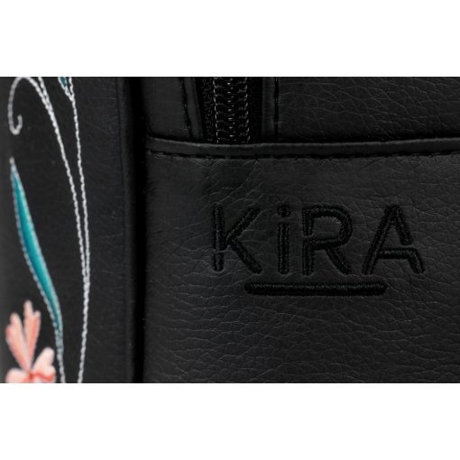 Lara hátizsák hímzett sötètkèk /  hímzett róka