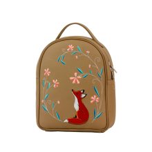 Lara hátizsák okker / hímzett róka