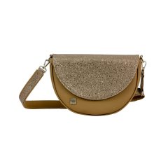 Leyla 2 az 1-ben világosbarna/ pezsgő csillám