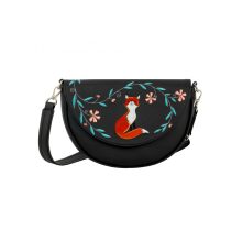 Leyla 2 az 1-ben fekete/ hímzett róka