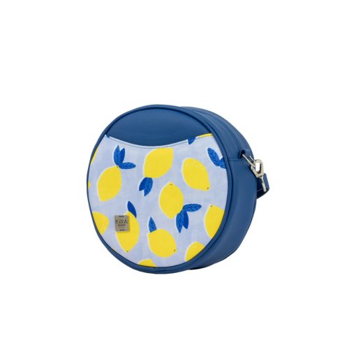 Noa körtáska Királykék/ citrom