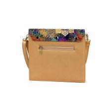 Szófia crossbody táska világosbronz/ mandala