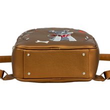 Lara hátizsák hímzett sötètkèk /  hímzett róka