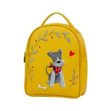 Lara hátizsák hímzett sötètkèk /  hímzett róka