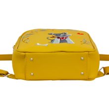 Lara hátizsák hímzett sötètkèk /  hímzett róka