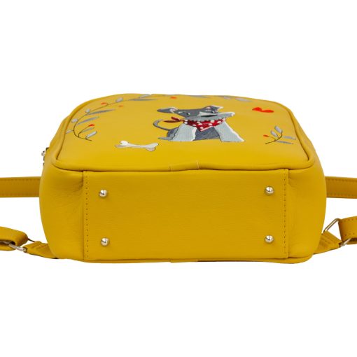 Lara hátizsák hímzett sötètkèk /  hímzett róka