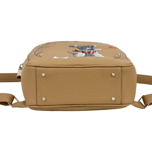 Lara hátizsák hímzett sötètkèk /  hímzett róka