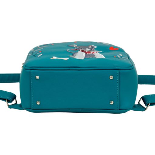 Lara hátizsák hímzett sötètkèk /  hímzett róka