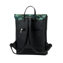 Inez fedeleles hátizsák mini Fekete/ fák