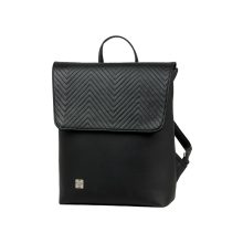 Inez fedeleles hátizsák mini Fekete/ fekete 3d