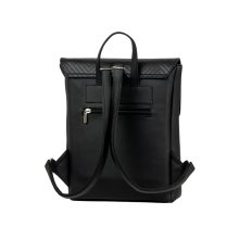 Inez fedeleles hátizsák mini Fekete/ fekete 3d