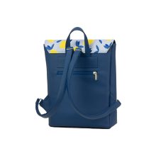 Inez fedeleles hátizsák mini Királykék/ citromminta