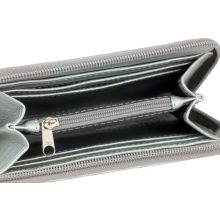 Elin pénztárca mini ezüst/ ezüst 3d hullám minta