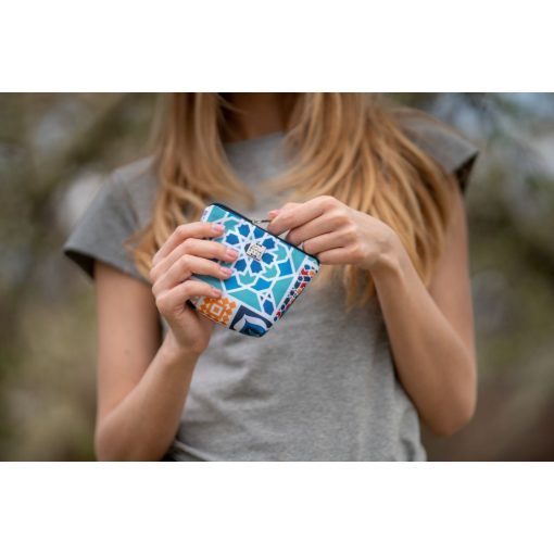 Tekla neszeszer S bézs toll minta